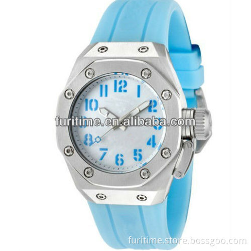 Promotional silicone watches hot sale wrist watches for men colorfu dial with silicone watches band